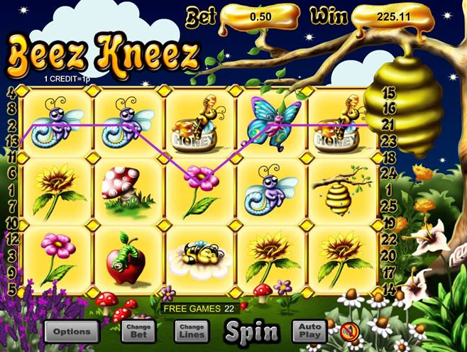 Beez Kneez in Free Game