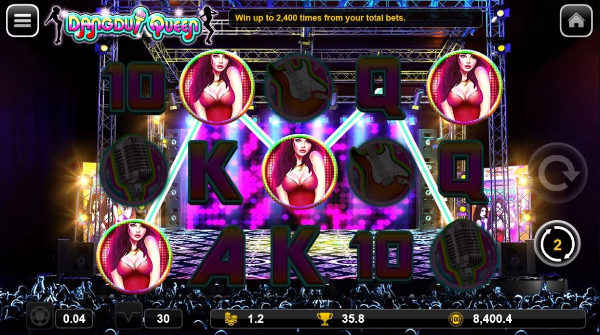 Dangdut Queen bonus game triggered scene .jpg