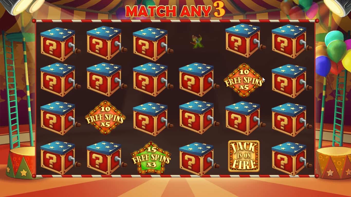 Jack In The Box Bonus Game Match Game