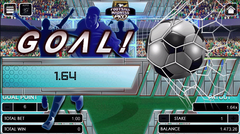 Football Madness Pro Penalty Kick winning flier