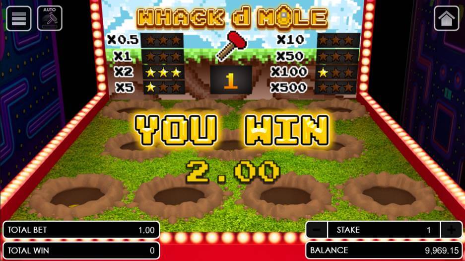 Whack d Mole winning flier