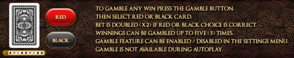 Bushido Blade gamble feature