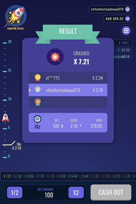 Cash or Crash_Check game result