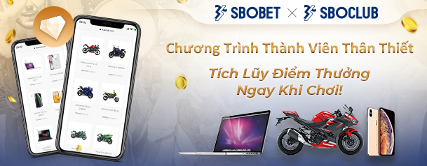 Chương Trình Thành Viên Thân Thiết SBOClub cho phép bạn tích lũy điểm và đổi điểm để lấy những quà tặng hấp dẫn.