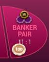 SBOTOP Baccarat Babes Banker Pair Bet